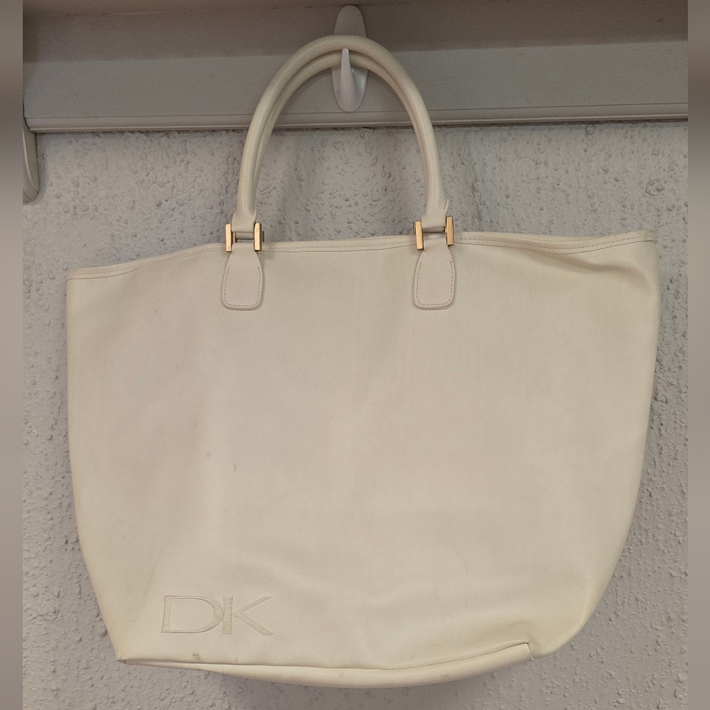 Donna Karan- Cream Tote Bag